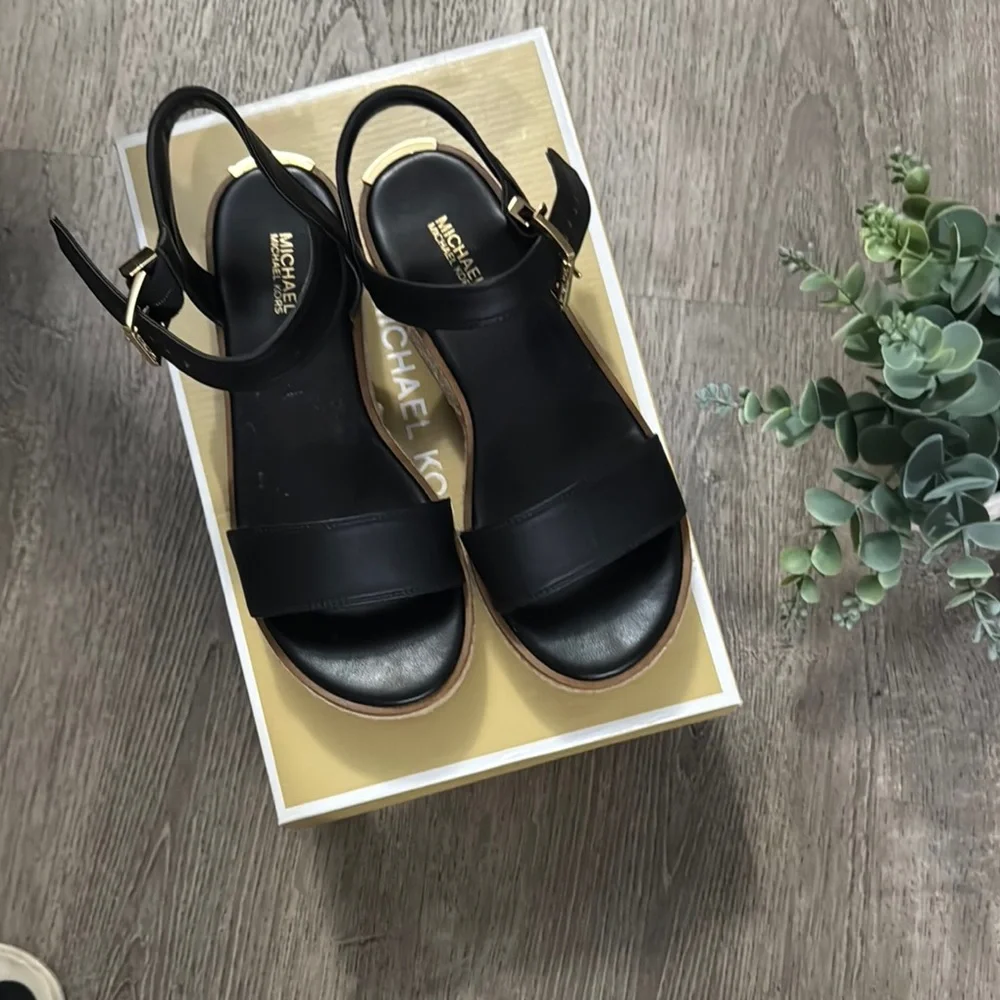 Michael Kors Black Women's Sandals - Picture 1 of 3